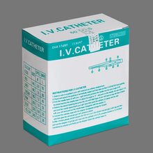 Load image into Gallery viewer, Disposable Body Piercing Needles 50Pcs 14G 16G 18G 20G 22G Ear Nose Sterile Surgical Steel Catheter Piercing Needles
