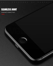 Load image into Gallery viewer, 9d Full Cover Tempered Glass For Iphone 8 7 6 6s Plus 5 5s Se 2020 Screen Protector On Iphone 11 Pro Xs Max X Xr Protective Film Rounded Edge Glass Screen Protector Tempered Glass For Iphone
