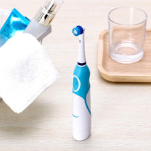 Load image into Gallery viewer, Modern  Rotation Proffesional Electric Toothbrush with 4 &amp; 8 Replacement Heads Deep Clean Battery Operated Tooth Brush Teeth Whitening Teethbrush For Adults
