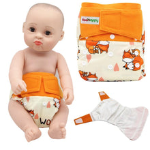 Load image into Gallery viewer, Baby Pocket Cloth Diaper Suede Cloth Inner Washable Reusable Eco-Friendly Nappies Cover Wrap In Modern Elegant Deisgn For Baby
