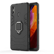 Load image into Gallery viewer, Hybrid Shockproof Case for Xiaomi Mi Max 3 Armor Ring Magnetic Car Holder Kickstand Hoslter For Xiaomi MiMax 2 Soft Bumper Cover
