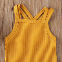 Load image into Gallery viewer, Luxury Modern Baby Kids Boy and Girl Infant Romper Jumpsuit Cotton Outfits Set Ribbed Solid Clothes For Kids
