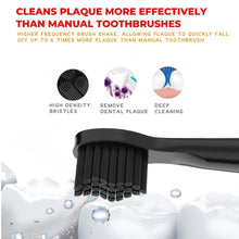 Load image into Gallery viewer, Electric Toothbrush Rechargeable Ultrasonic Washable Electronic Whitening Waterproof Teethbrush Head Replaceable Perfect For Cleaning Teeths
