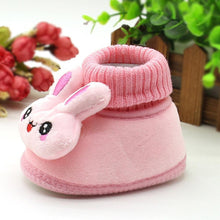 Load image into Gallery viewer, Newborn Baby Shoes Non-slip Crib First Walker Soft Material Comfortable Winter Boots Baby Autumn Shoes
