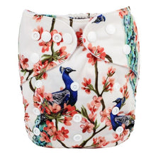 Load image into Gallery viewer, Modrn Printed Baby Pocket Cloth Diaper Nappy Reusable Adjustable Washable Nappies For Baby Boys and Baby Girls In Elegant Style

