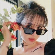 Load image into Gallery viewer, New Women Rectangle Vintage Sunglasses Brand Designer Retro Points Sunglasses Female Lady Eyeglass Cat Eye
