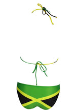 Load image into Gallery viewer, Women&#39;s Fashion Caribbean Jamaica Flag Bikini Swimsuit Swimwear
