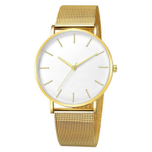 Load image into Gallery viewer, STEVVEX Women Watch Rose Gold  Style Women's Mesh Belt ultra-thin Fashion para Luxury Wrist Watches For Women and Girls
