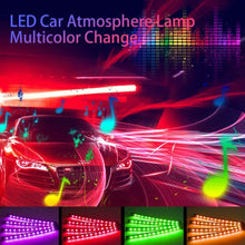 Load image into Gallery viewer, Lights LED Car Strip Lights with Two-Line Waterproof Design RGB LED Strip Light With USB Wireless Remote Music Control Multiple Modes For Auto Car
