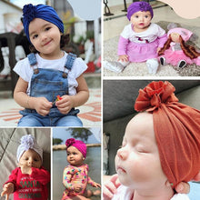 Load image into Gallery viewer, Baby Girls Head Wrap Turban Headbands Hair Accessories For Girls Baby Kids elegent Design  Bow
