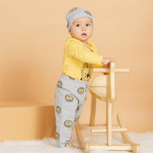Load image into Gallery viewer, Autumn and Winter Cotton Lion Casual Baby Bodysuit Pants Hat Suit Pajamas Set OFr Boys And Girls Kids
