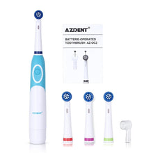 Load image into Gallery viewer, Modern  Rotation Proffesional Electric Toothbrush with 4 &amp; 8 Replacement Heads Deep Clean Battery Operated Tooth Brush Teeth Whitening Teethbrush For Adults
