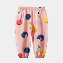 Load image into Gallery viewer, Baby Boys Thin Pants Anti Mosquito Trousers Girls Sleepwear Children Pajama Pants For Air Conditioner
