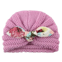 Load image into Gallery viewer, New  Handmade Cotton Girl Hat Autumn Winter Baby Boy Girl Hat Colorful Bow Elastic Cute Baby Turban In Elegant Design
