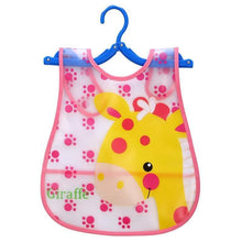 Load image into Gallery viewer, Modern Interesting Cartoon Adjustable Baby Bibs Waterproof Lunch Feeding Bibs Baby Cartoon Feeding Cloth Children Bib For Kids
