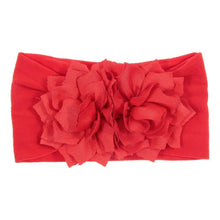 Load image into Gallery viewer, Cute 1PCS Baby Girls Lotus Flower Nylon Headband Knot Elastic Newborn Toddler Headwraps Kids Hair Accessories Gifts
