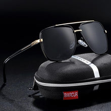 Load image into Gallery viewer, Luxury Elegant Square Polarized Sunglasses Brand Driving Glasses for Men and Boys With UV400 Protection
