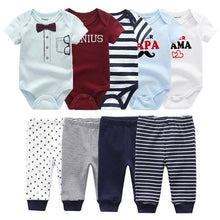 Load image into Gallery viewer, Solid Bodysuits Pants Baby Boy Clothes Clothing Sets 0-12M  Unisex Newborn Baby Pajamas Romper Jumpsuit For Boys and Girls Kids

