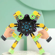 Load image into Gallery viewer, Deformable Fidget Spinner Chain Toy – Stress Relief Sensory Spinner for Kids &amp; Adults

