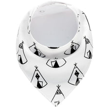 Load image into Gallery viewer, Baby Bibs Triangle scarf Cotton Cartoon Child Bandana Bib Dribble Bibs Newborn BIb for Kids
