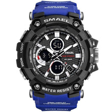 Load image into Gallery viewer, Men's  Sports Watches Top Brand Luxury Military Quartz Watch Men Waterproof 50M Shock  Digital Whats Relogio Masculino

