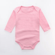 Load image into Gallery viewer, Classic Modern Solid Color Boy Girls Romper Newborn Long Sleeve Cotton Jumpsuit Tops For Girls and Boys Baby
