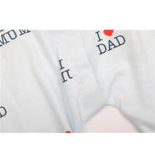 Load image into Gallery viewer, Love Letter Dad Unisex Romper Onesie  Born Baby Clothes Spring For Girls and Boys Baby
