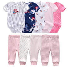 Load image into Gallery viewer, Solid Bodysuits Pants Baby Boy Clothes Clothing Sets 0-12M  Unisex Newborn Baby Pajamas Romper Jumpsuit For Boys and Girls Kids

