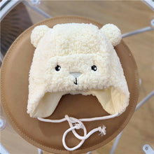 Load image into Gallery viewer, Modern Elegant Baby Boy Girl Warm Earmuffs Hat Wool Winter Ski Cap Winter Plush Cartoon Hat For Boys and Girls Kids
