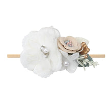 Load image into Gallery viewer, Handmade Luxury Pearl Baby Headbands Bundle Nylon Elastic  Newborn Hair Accessories for Girls Kids
