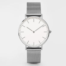 Load image into Gallery viewer, Fashion Unisex Watches Ultra Thin Stainless Steel Mesh Belt Quartz Classic Casual Watch For Women and Man

