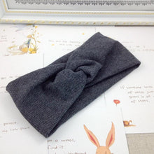Load image into Gallery viewer, New Autumn Winter Baby Hat Soft Elastic Cotton Newborn Baby Girl Hat Kids Cap Bow In Modern Turban Design

