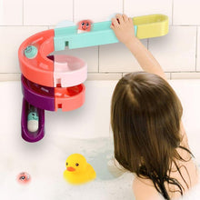 Load image into Gallery viewer, Baby Bath Toys Wall Suction Cup Marble Race Run Track Bathroom Bathtub Kids Play Water Games Toy Set for Children
