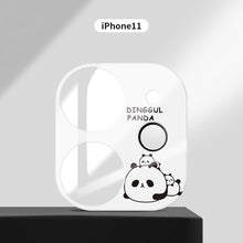 Load image into Gallery viewer, Cute Cartoon Camera Protector Case For iPhone 13 12 11 Pro Max Camera lens Cover Glass For iphone 12 13 mini Protection Sticker Aluminum Alloy Lens Protective Ring For Camera Protection
