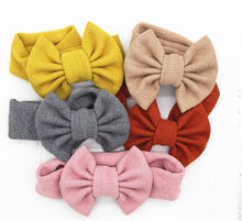 Load image into Gallery viewer, Modern Cute Baby Girl Headbands Knitted Newborn Baby Bow Infant Head Bands Hairbands For Girls Hair Accessories
