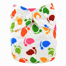 Load image into Gallery viewer, Modrn Printed Baby Pocket Cloth Diaper Nappy Reusable Adjustable Washable Nappies For Baby Boys and Baby Girls In Elegant Style
