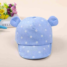 Load image into Gallery viewer, Modern fashion Cute Baby Caps Cute Ear For Baby Girl/Boy Beach Sun Hats Children with Adjustable Snapback Hat For Kids
