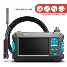 Load image into Gallery viewer, Endoscope Camera Cable Single Lens Dual Lens 8MM/5.5MM/3.9MM Rigid Cable Snake Tube Only Camera Cable Without Screen Monitor
