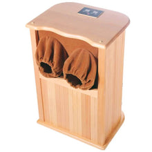 Load image into Gallery viewer, Far Infrared Foot Sauna Solid Wood Bubble Foot Barrel  Personal Care Appliances  Home Sauna Spa Infared Sauna Heater Cabin Room
