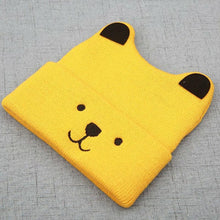 Load image into Gallery viewer, Modern New Baby 3D Cartoon Hat Spring Autumn Baby Hat for Boys and Girls Knitted Cap In Modern Cat Style For Baby

