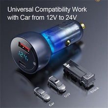 Load image into Gallery viewer, 65W USB Car Charger Quick Charge QC4.0 QC3.0 Type C PD Fast Car Charging Portable Charger
