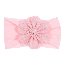 Load image into Gallery viewer, Cute 1PCS Baby Girls Lotus Flower Nylon Headband Knot Elastic Newborn Toddler Headwraps Kids Hair Accessories Gifts
