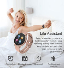 Load image into Gallery viewer, New Fashion Fitness Smart Sports Waterproof Watch For iOS/Android Sistems Smartwatch For Men and Women With Heart Rate Blood Pressure Tracker Modern Design
