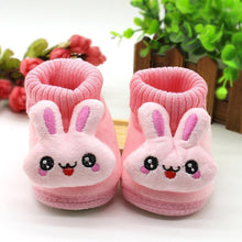 Load image into Gallery viewer, Newborn Baby Shoes Non-slip Crib First Walker Soft Material Comfortable Winter Boots Baby Autumn Shoes
