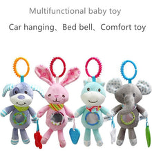 Load image into Gallery viewer, Modern Baby Rattles Stroller Hanging Soft Toy Mobile Cute Animal Doll Elephant Rabbit Dog Baby Crib Hanging Bell Toys For Kids and Baby
