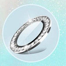 Load image into Gallery viewer, 2023 New Diamond Bling Metal Ring Glass Protective Cap For iPhone 14 13 12 11 Pro Max Mini Camera Lens Circle Protector Paste Tempered Glass Camera Cover Camera Lens Protector
