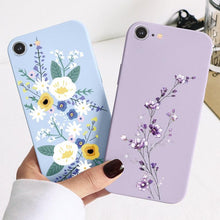 Load image into Gallery viewer, Butterfly Pattern Design Trendy Mobile Phone Case Protective Case For iPhone 7 8 SE 2020 Flower Cartoon Celular Case For iPhone7 8 SE2020 se 2020 se2020 A1778 A1660 A1779 Silicon Matte TPU Cover

