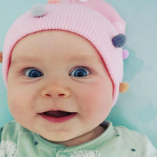 Load image into Gallery viewer, Baby Winter Autumn Warm Knit Hat For Girls Boys Solid Color For Baby and Kids
