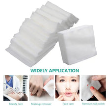 Load image into Gallery viewer, 100/200pcs Non Woven Gauze Sponge Multifunctional Skin Care Sponge Wound Care First Aid Makeup Remover Cleansing Face Body Care
