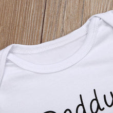 Load image into Gallery viewer, Newborn Kids Baby Girls Boys Clothes Father's Day Letter Print Romper Bodysuit For Baby For Girls And Boys Dadies &amp; Momies Miracle Print
